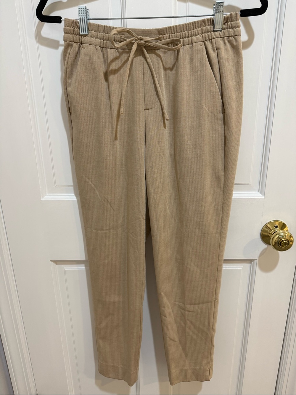 Banana Republic Women's Tan Drawstring Tailored Chinos